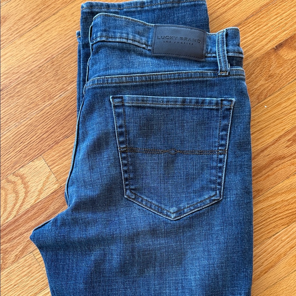 Lucky Brand Men's Dark Blue Denim Jeans